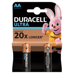 Alkaliparistot Duracell Duralock C&B LR6 AA, 2 kpl hinta ja tiedot | Paristot | hobbyhall.fi