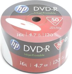 CD-levy HP DVD-R 50 kpl hinta ja tiedot | Vinyylilevyt, CD-levyt, DVD-levyt | hobbyhall.fi
