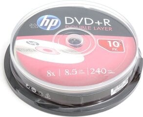CD-levy HP DVD-R 10 kpl hinta ja tiedot | Vinyylilevyt, CD-levyt, DVD-levyt | hobbyhall.fi