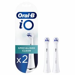 Oral-B iO Specialised Clean White 2kpl. hinta ja tiedot | Sähköhammasharjan vaihtoharjat | hobbyhall.fi