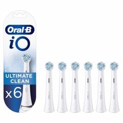 Oral-B iO Ultimate Clean White XL 6 kpl. hinta ja tiedot | Sähköhammasharjan vaihtoharjat | hobbyhall.fi