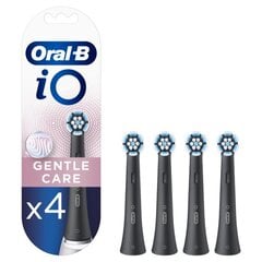 Oral-B iO Gentle Care Black 4 kpl. hinta ja tiedot | Sähköhammasharjan vaihtoharjat | hobbyhall.fi