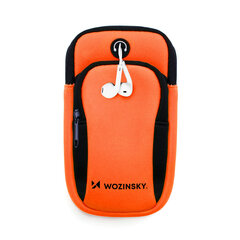 Wozinsky Running Phone Armband WABOR1, oranssi hinta ja tiedot | Puhelimen kuoret ja kotelot | hobbyhall.fi