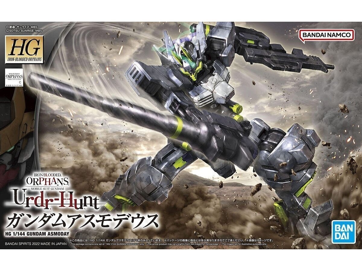 Bandai - HG Gundam Asmoday (Asmodeus) Iron-Blooded Orphans Urdr-Hunt, 1/144 hinta ja tiedot | LEGOT ja rakennuslelut | hobbyhall.fi