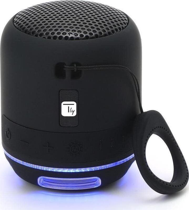 Techly Bluetooth 5W TWS LED MP3 USB/MicroSD, musta hinta ja tiedot | Kaiuttimet | hobbyhall.fi