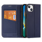Dux Ducis Skin X2 iPhone 14 Max with magnetic flap blue hinta ja tiedot | Puhelimen kuoret ja kotelot | hobbyhall.fi