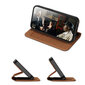 Dux Ducis Skin X2 iPhone 14 Pro with magnetic flap brown hinta ja tiedot | Puhelimen kuoret ja kotelot | hobbyhall.fi