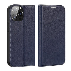 Dux Ducis Skin X2 iPhone 14 Pro Max with magnetic flap blue hinta ja tiedot | Puhelimen kuoret ja kotelot | hobbyhall.fi