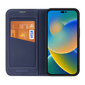 Dux Ducis Skin X2 iPhone 14 Pro Max with magnetic flap blue hinta ja tiedot | Puhelimen kuoret ja kotelot | hobbyhall.fi