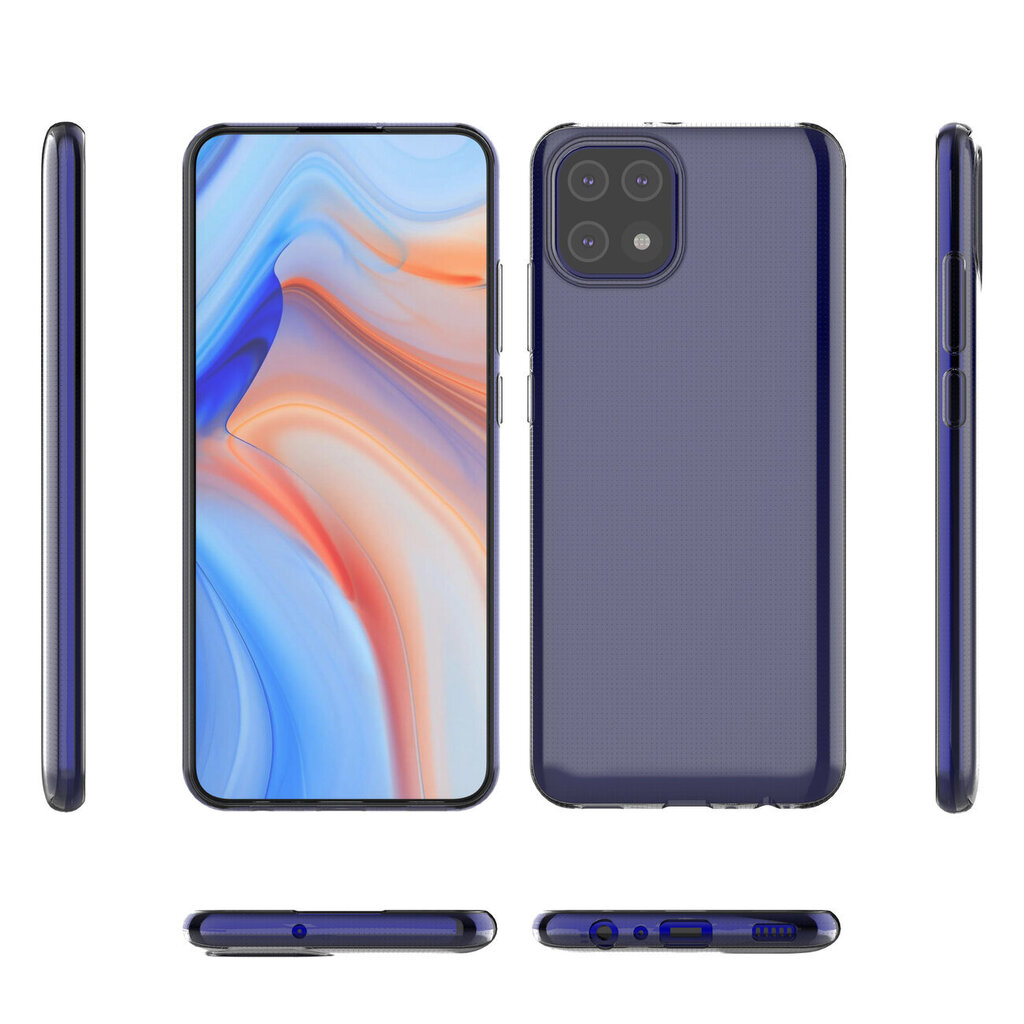 Suojakotelo 0,5 mm Samsung Galaxy A03, läpinäkyvä hinta ja tiedot | Puhelimen kuoret ja kotelot | hobbyhall.fi