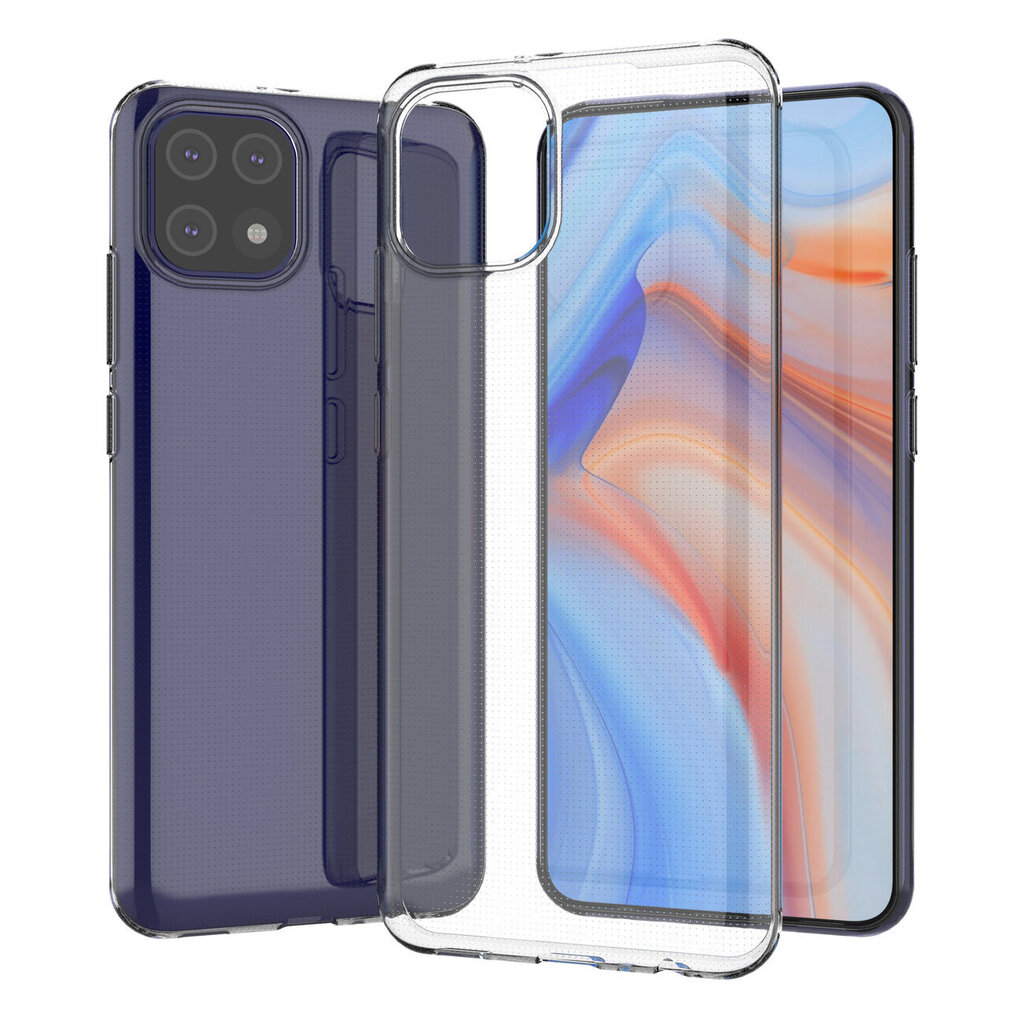 Suojakotelo 0,5 mm Samsung Galaxy A03, läpinäkyvä hinta ja tiedot | Puhelimen kuoret ja kotelot | hobbyhall.fi