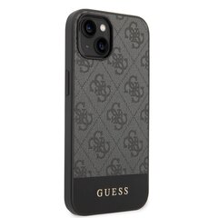 Guess 4G Stripe Case for iPhone 14 Plus Grey hinta ja tiedot | Puhelimen kuoret ja kotelot | hobbyhall.fi