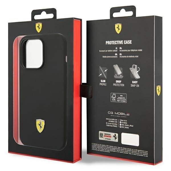 Ferrari FESSIHMP14LBK iPhone 14 Pro 6.1 " Metal Logo Magsafe hinta ja tiedot | Puhelimen kuoret ja kotelot | hobbyhall.fi