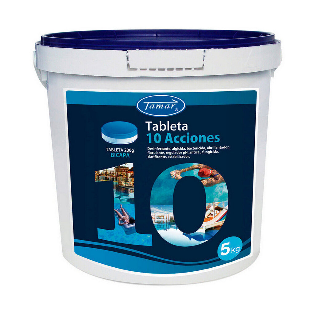 Klooritabletit Tamar Fusion 10 Actions, 5 kg hinta ja tiedot | Uima-altaan puhdistustuotteet | hobbyhall.fi