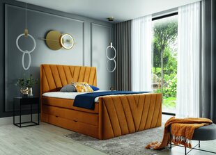 NORE Candice Nube 45 -sänky, 140 x 200 cm, keltainen hinta ja tiedot | Sängyt | hobbyhall.fi