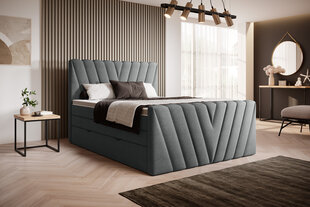 NORE Candice Vero 05 -sänky, 140 x 200 cm, harmaa hinta ja tiedot | Sängyt | hobbyhall.fi