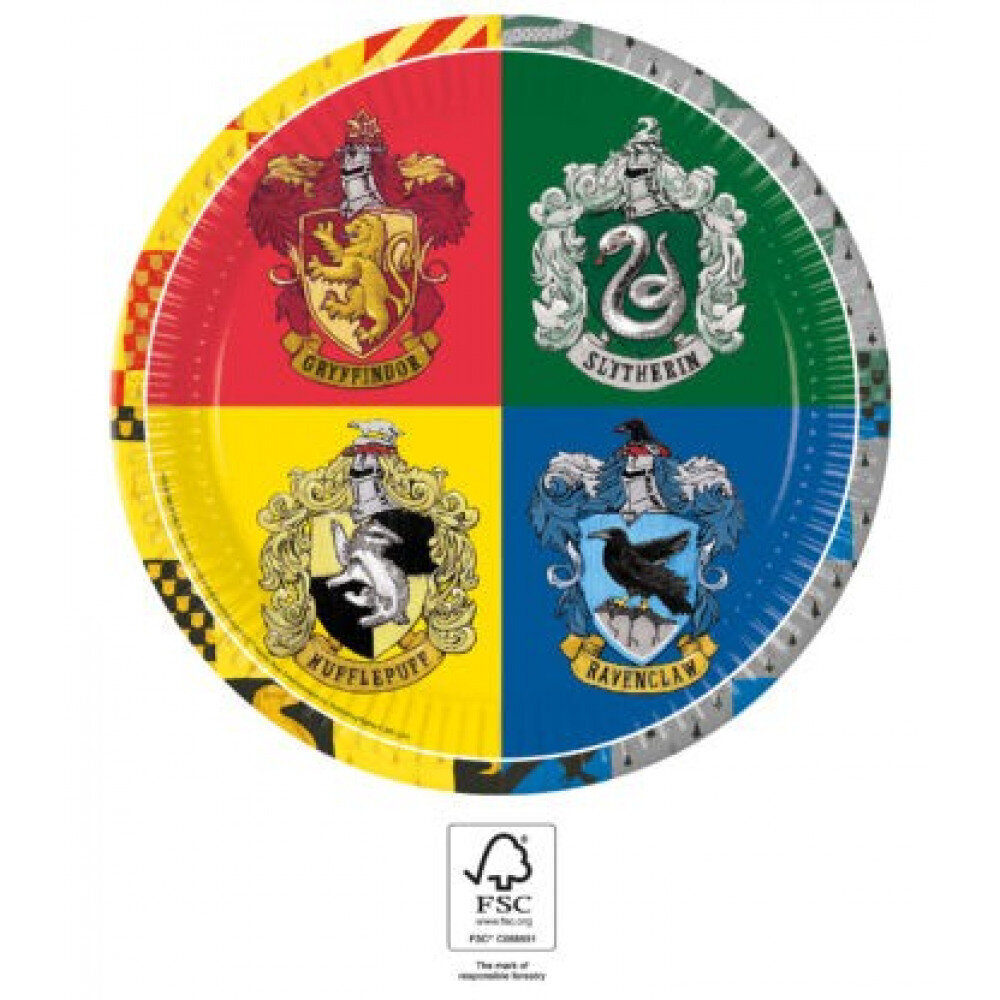 Harry Potter Hogwarts Houses -lautasliinat 20 kpl, 33 x 33 cm hinta ja tiedot | Pöytäliinat, tabletit ja lautasliinat | hobbyhall.fi