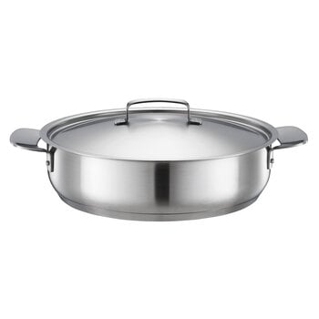 All Steel paistokasari, Kierrätetystä ruostumattomasta teräksestä valmistettu Fiskars All Steel Casserole takaa kestävän ja nautinnollisen ruoanlaittokokemuksen. Tarttumaton Ceratec™-pinnoite ilman fluoria tai muita haitallisia kemikaaleja ruskistaa ruoan hinta ja tiedot | Kattilat ja painekattilat | hobbyhall.fi