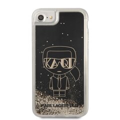 Karl Lagerfeld Liquid Glitter Gatsby Suojakuori iPhone 7/8/SE2020/SE2022, musta hinta ja tiedot | Puhelimen kuoret ja kotelot | hobbyhall.fi