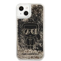 Karl Lagerfeld Liquid Glitter Gatsby Suojakuori iPhone 13, musta hinta ja tiedot | Puhelimen kuoret ja kotelot | hobbyhall.fi