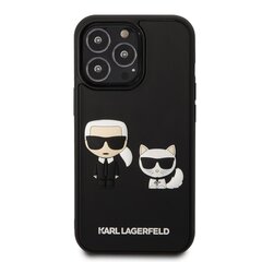 Karl Lagerfeld & Choupette 3D Suojakuori iPhone 13 Pro Max, musta hinta ja tiedot | Puhelimen kuoret ja kotelot | hobbyhall.fi