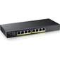 Zyxel GS1915-8EP Managed L2 Gigabit Ethernet (10/100/1000) Power over Ethernet (PoE) Musta hinta ja tiedot | Verkkokytkimet | hobbyhall.fi