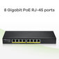 Zyxel GS1915-8EP Managed L2 Gigabit Ethernet (10/100/1000) Power over Ethernet (PoE) Musta hinta ja tiedot | Verkkokytkimet | hobbyhall.fi