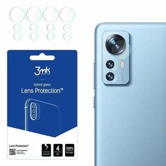 3MK Linssisuoja, sopii Xiaomi 12 / 12X kameralle, 4 kpl hinta ja tiedot | Näytönsuojakalvot ja -lasit | hobbyhall.fi