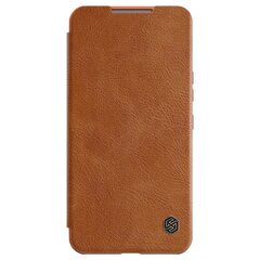 Nillkin Qin Book PRO Suojakuori for Samsung Galaxy S22+ Ruskea hinta ja tiedot | Puhelimen kuoret ja kotelot | hobbyhall.fi