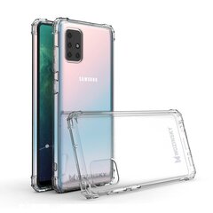 Wozinsky Anti Shock Durable Case suojakuori Samsung Galaxy M51, läpinäkyvä hinta ja tiedot | Puhelimen kuoret ja kotelot | hobbyhall.fi