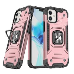 Wozinsky Ring Armor Hybrid Case suojakuori iPhone 12 mini, pinkki hinta ja tiedot | Wozinsky Puhelimet, älylaitteet ja kamerat | hobbyhall.fi