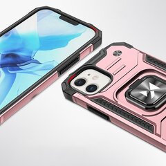Wozinsky Ring Armor Hybrid Case suojakuori iPhone 12 mini, pinkki hinta ja tiedot | Puhelimen kuoret ja kotelot | hobbyhall.fi