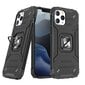 Wozinsky Ring Armor Hybrid Case suojakuori iPhone 12 Pro Max, musta hinta ja tiedot | Puhelimen kuoret ja kotelot | hobbyhall.fi