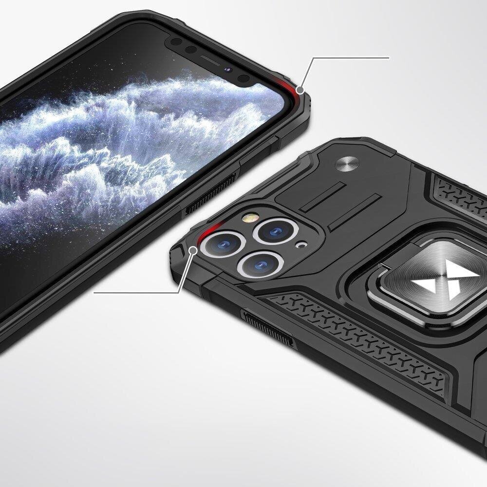 Wozinsky Ring Armor Hybrid Case suojakuori Samsung Galaxy M31s, sininen hinta ja tiedot | Puhelimen kuoret ja kotelot | hobbyhall.fi