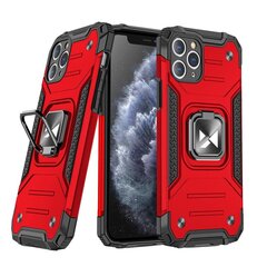 Wozinsky Ring Armor Hybrid Case suojakuori Samsung Galaxy M31s, punainen hinta ja tiedot | Puhelimen kuoret ja kotelot | hobbyhall.fi