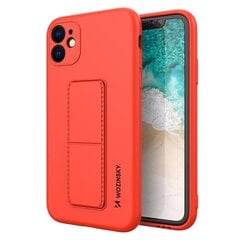 Wozinsky Kickstand Case suojakuori iPhone SE 2022 / SE 2020 / iPhone 8 / iPhone 7, punainen hinta ja tiedot | Puhelimen kuoret ja kotelot | hobbyhall.fi