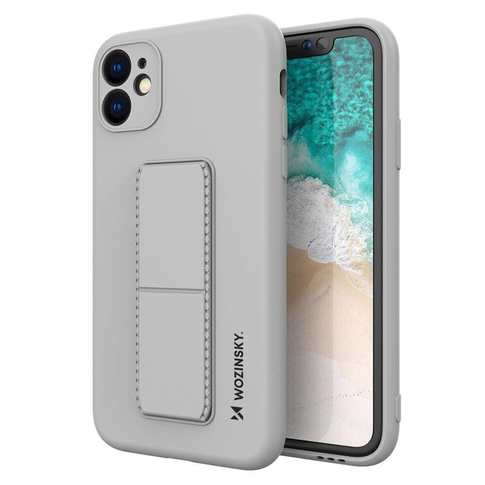 Wozinsky Kickstand Case suojakuori iPhone 11 Pro Max, harmaa hinta ja tiedot | Puhelimen kuoret ja kotelot | hobbyhall.fi