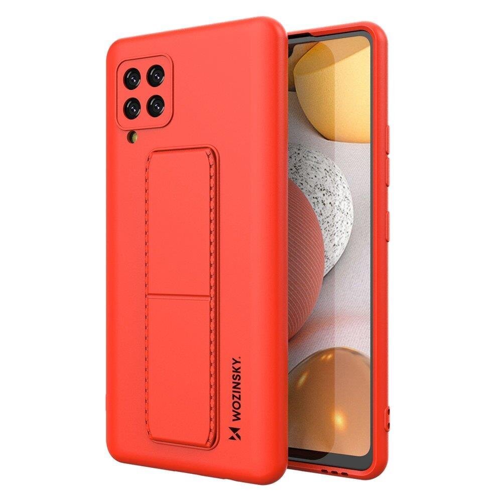 Wozinsky Kickstand Case suojakuori Samsung Galaxy A42 5G, punainen hinta ja tiedot | Puhelimen kuoret ja kotelot | hobbyhall.fi