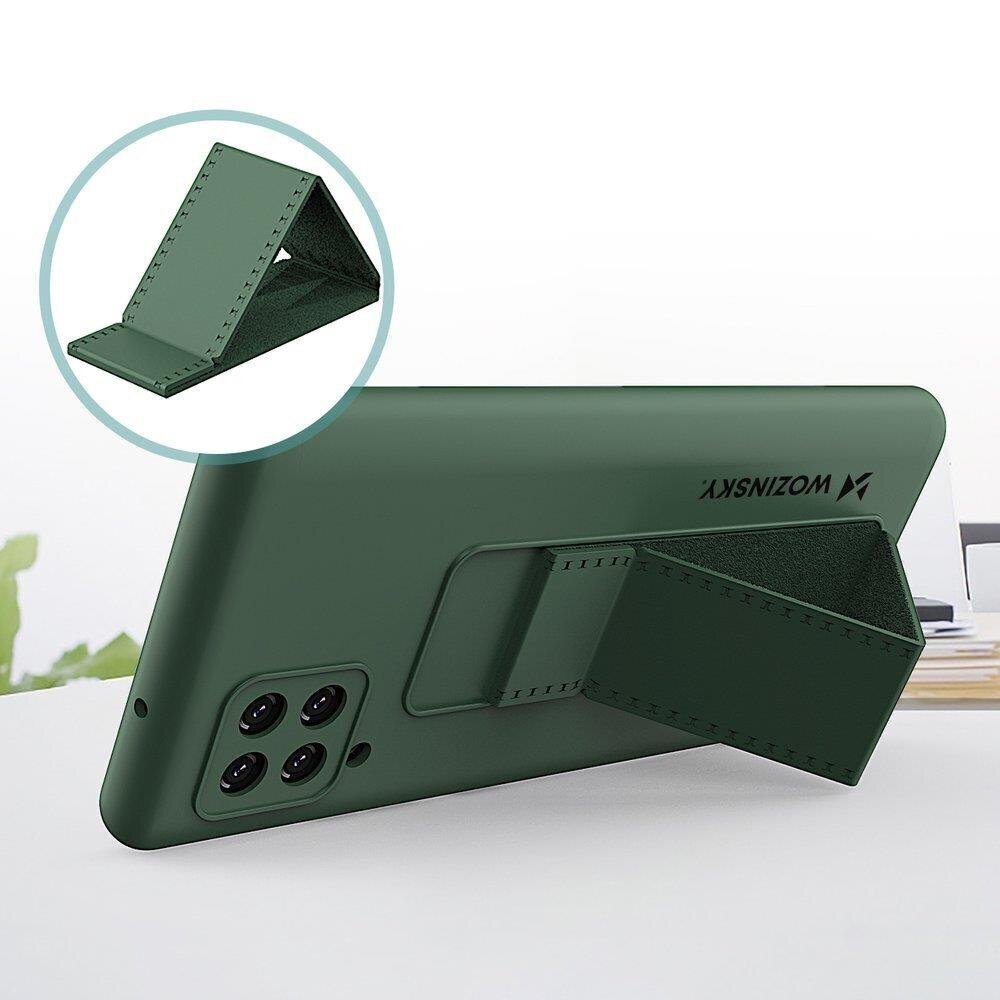 Wozinsky Kickstand Case suojakuori Samsung Galaxy A42 5G, keltainen hinta ja tiedot | Puhelimen kuoret ja kotelot | hobbyhall.fi