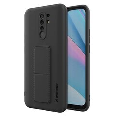 Wozinsky Kickstand Case suojakuori Xiaomi Redmi 9, musta hinta ja tiedot | Puhelimen kuoret ja kotelot | hobbyhall.fi