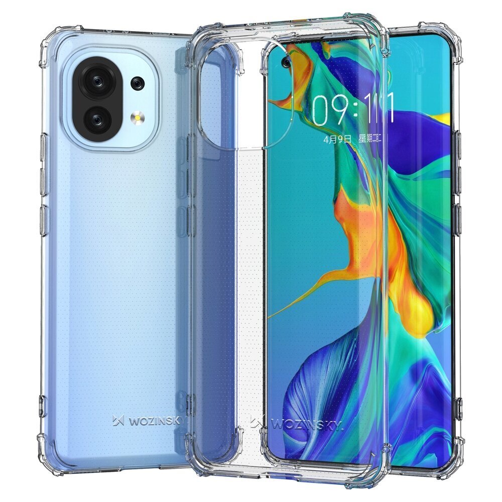 Wozinsky Anti Shock Durable Case suojakuori Xiaomi Mi 11, läpinäkyvä hinta ja tiedot | Puhelimen kuoret ja kotelot | hobbyhall.fi