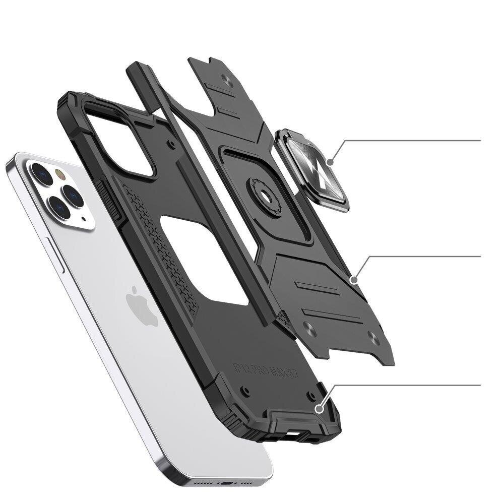 Wozinsky Ring Armor Hybrid Case suojakuori iPhone 13, pinkki hinta ja tiedot | Puhelimen kuoret ja kotelot | hobbyhall.fi