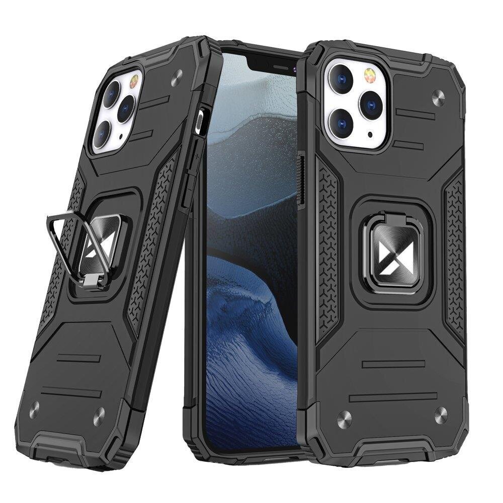 Wozinsky Ring Armor Hybrid Case suojakuori iPhone 13 Pro, musta hinta ja tiedot | Puhelimen kuoret ja kotelot | hobbyhall.fi