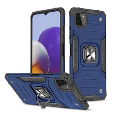 Wozinsky Ring Armor Hybrid Case suojakuori Samsung Galaxy A22 4G, sininen hinta ja tiedot | Puhelimen kuoret ja kotelot | hobbyhall.fi