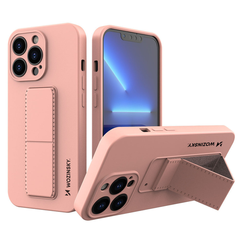 Wozinsky Kickstand Case suojakuori iPhone 13 Pro Max, pinkki hinta ja tiedot | Puhelimen kuoret ja kotelot | hobbyhall.fi