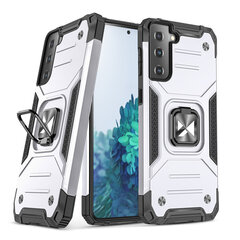 Wozinsky Ring Armor Case suojakuori Samsung Galaxy S22, hopea hinta ja tiedot | Puhelimen kuoret ja kotelot | hobbyhall.fi