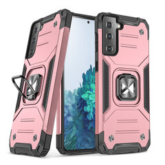 Wozinsky Ring Armor Case suojakuori Samsung Galaxy S22, pinkki hinta ja tiedot | Puhelimen kuoret ja kotelot | hobbyhall.fi