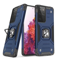 Wozinsky Ring Armor Case suojakuori Samsung Galaxy S22 Ultra, sininen hinta ja tiedot | Puhelimen kuoret ja kotelot | hobbyhall.fi