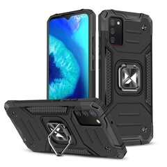 Wozinsky Ring Armor Case suojakuori Samsung Galaxy A03s, musta hinta ja tiedot | Puhelimen kuoret ja kotelot | hobbyhall.fi