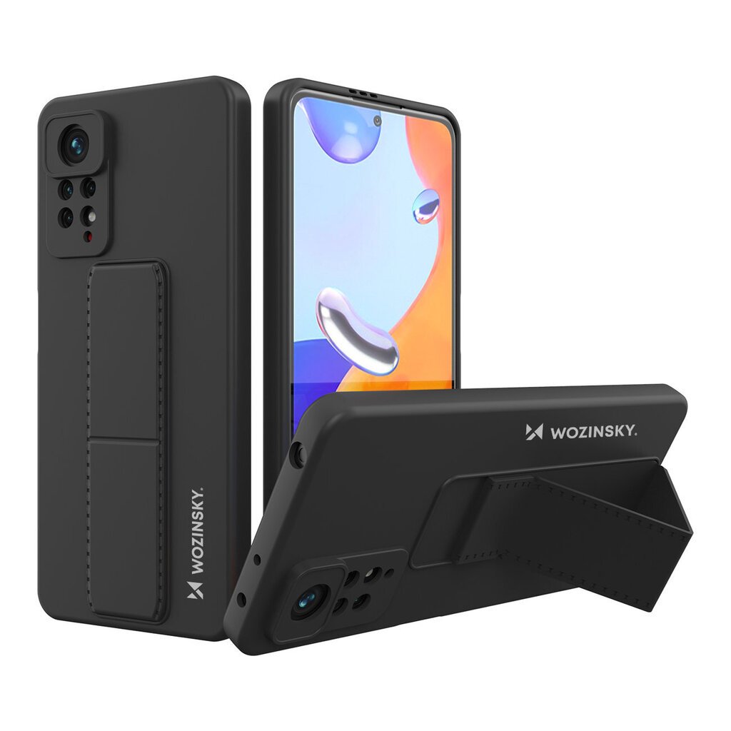 Wozinsky Kickstand Case suojakuori Xiaomi Poco X4 Pro 5G, musta hinta ja tiedot | Puhelimen kuoret ja kotelot | hobbyhall.fi